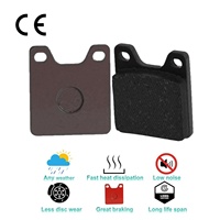Plaquettes de frein arrière en titane de pièces de Go-Karts de haute qualité d'usine pour systèmes de freinage Kart Republic KR2 Mad-Croc BRM EVO