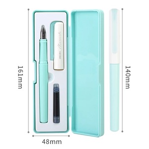 Juego de plumas estilográficas para estudiantes Deli A932, de plástico, 140 mm, para práctica de caligrafía y escritura - Product Image 5