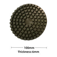Disque de polissage diamanté JX-6 de 4 pouces, épaisseur 6 mm, grain 30-3000, super tranchant, à liaison résineuse, pour équipement de polissage de sols durs en émeri