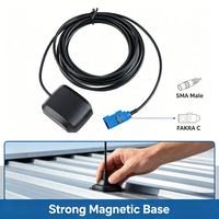 Antenne GPS active 28dBi à fixation magnétique, connecteur OEM SMA Fakra-C mâle, amplificateur récepteur émetteur pour autoradio GPS de voiture