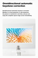 Veacine T6PLUS Produit intelligent Mini projecteur portable LED 1080P Support Home cinéma 230 ANSI Lumens 8G WiFi6 Mise au point