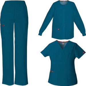Uniformes de <span class=keywords><strong>maternidad</strong></span> con cuello en V Unisex de alta calidad/pijamas uniformes de <span class=keywords><strong>hospital</strong></span> suaves y cómodos modelo OEM en China - Product Image 3
