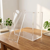Boîte de Présentation Écologique en PMMA Transparent pour Boîte d'Entraînement Élite (ETB) et Boîte de Boosters, avec Couvercle Magnétique, Idéale pour Bureau – Design Tendance