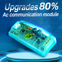Compteur intelligent monophasé AC Peacefair PZEM-004T, voltmètre, surveillance de la puissance, usage domestique, 80-260V, 100A, Modbus 1.0, rail DIN