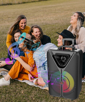 Altavoz Portátil ZQS15123 de Gran Potencia y Buena Calidad, Reproductor de Música para Exteriores, Parlantes Rockbox, Cornetas, Altavoz Bluetooth para Fiestas