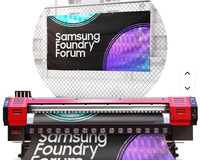 Impresora digital de inyección de tinta de gran formato de 1.8m para publicidad, fotos, lienzos, papel tapiz exterior y flex.