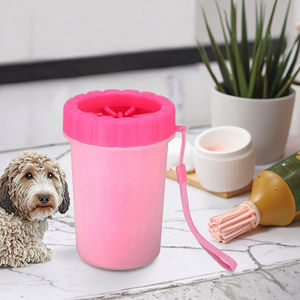 JSD eco-friendly automatico gatto e cane Paw Cleaner in Silicone stile carino Pet Paw Cup fornisce toelettatura bagno - Product Image 5