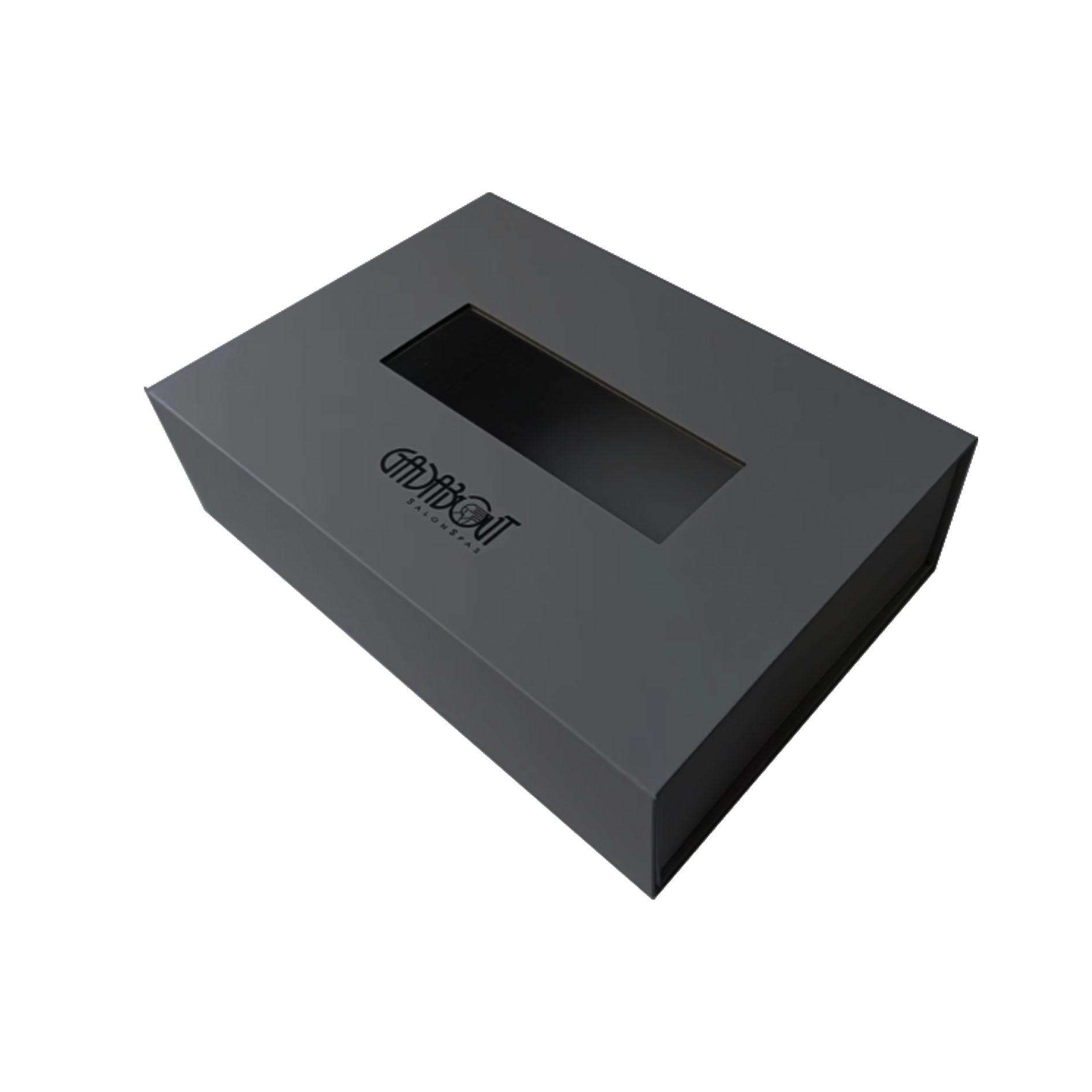 Customizable Black and White Folding Paper Carton for Retail/Gift Packaging MOQ Available