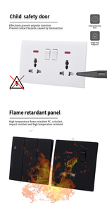 Klass Ôn Châu điện ánh sáng nhà tường điện Thiết bị chuyển mạch điện Cắm Anh Ổ cắm ổ cắm và Thiết bị chuyển mạch điện - Product Image 5