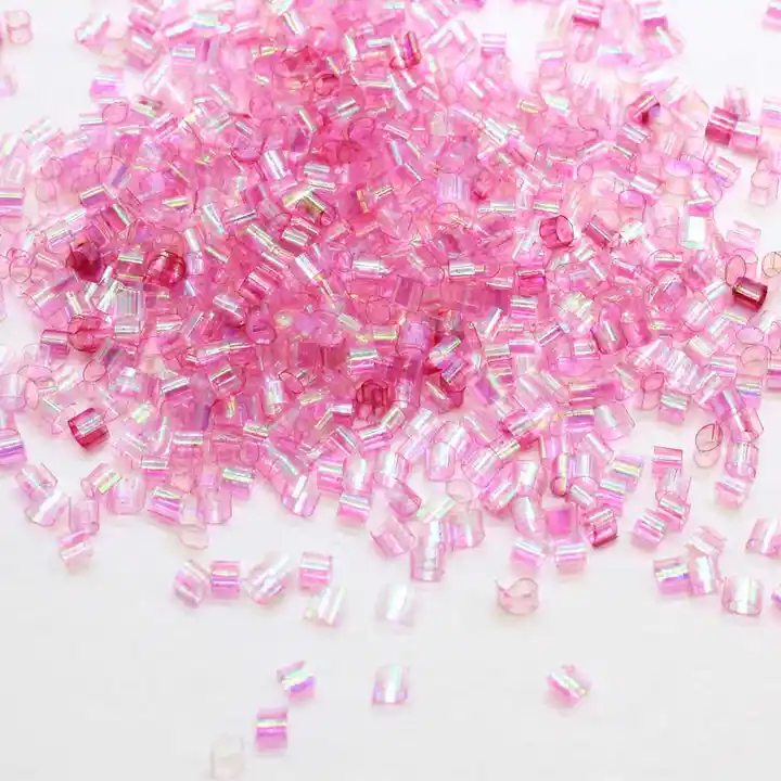 500g 2*3mm Bingsu Beads slime Additives Iridescent Beads Supplies DIY  Sprinkles kit for Fluffy