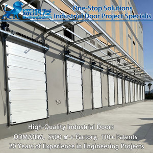 Puerta Seccional Industrial con Certificación ISO9001 y CE, Puerta Automática de Aluminio Aislada para Almacenes, Control Eléctrico, Puerta de Seguridad Alta - Product Image 1