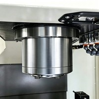 Centre d'usinage vertical VMC1050 3 axes 1000x500x500mm BT40 8000 tr/min 24T FANUC CNC pour pièces de moules