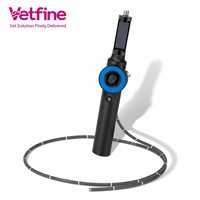 Endoscopio Veterinario Portátil Flexible con Cámara HD de Dirección Universal de 360° para Examen de Oídos y Nariz de Perros y Gatos