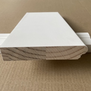 Moulures en bois apprêtées blanches pour rebords de fenêtre, panneaux de porte, plinthes et cadres – Moulures sur mesure - Product Image 6