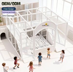 Set da Gioco Morbido per Bambini con Strutture e Vasca di Schiuma in Colori Pastello, Palestra Morbida <span class=keywords><strong>Rosa</strong></span> per Noleggio - Product Image 2