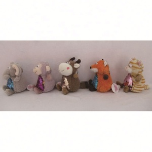 <span class=keywords><strong>Amazon</strong></span> New Product Plush Toy Keyring Animal Octopus Pom Pom Keychain - Product Image 4