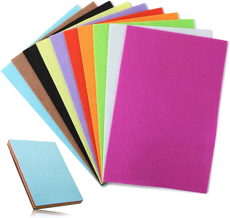 Wholesale manufacturer 3mm 100% Non-woven needle punched polyester felt fabric