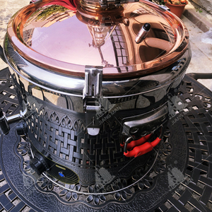 Columna de reflujo de 100l, destilador de Ginebra, equipo de destilación de alcoholes, mini destilería de whisky de cobre - Product Image 4