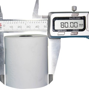 Direct Thermal Cash Register <b>Paper</b> <b>Rolls</b> 80x80mm & 57x40mm Custom Colors 100% Wood Pulp ISO9001 Certified 48-80gsm - Product Image 5
