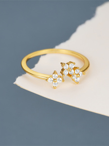Anillo de Plata 925 para Mujer, Diseño Floral con Gema Moonlight, Color Rosa Dulce, para Uso Diario - Product Image 6