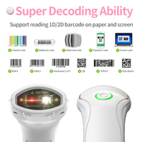 Xincode 1D 2D Escáner de código de barras con cable Inventario Lector de códigos de barras USB de mano Detección automática y manos libres para supermercado