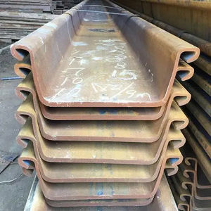 Palplanches en acier quantité minimale de commande bas personnalisées de haute qualité 40 cm 6 m. - Product Image 1