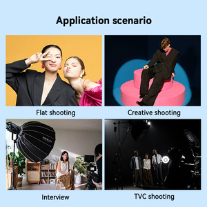 NANLITE FC-300B/500B Dual Color Temperature Fill Light Photo Light Creative Video Boron Wing Live Spotlight - Product Image 4