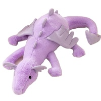 2023 personnalisé violet grand 50 CM 70 CM en peluche Dragon doux animaux en peluche jouets bébé apprentissage dinosaure poupée