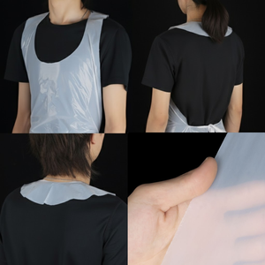 Delantal desechable de PE rentable, paquete plano para supermercados, delantal de plástico impermeable para Deli y uso minorista general - Product Image 6