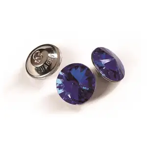 Baru datang kristal hiasan bulat berlian imitasi berlian akrilik pelapis berlian imitasi kristal akrilik tombol untuk Sofa
