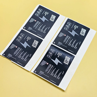 Étiquettes personnalisées en papier synthétique vinyle, étiquettes de soin, détergent liquide, savon liquide, étiquette de bouteille en plastique, autocollant en rouleau