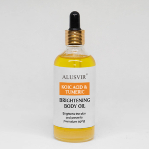 Label pribadi Minyak perawatan tubuh, asam Kojic kunyit melembabkan mencerahkan pemutih penghilang bintik hitam kulit produk perawatan tubuh - Product Image 1