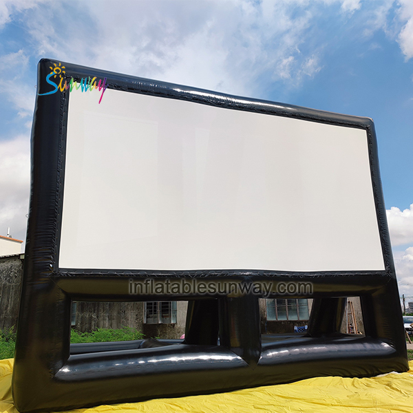 Portable Projection Movie Screen Outdoor Inflatable Customized Cinema Movie Projector Screen for Event