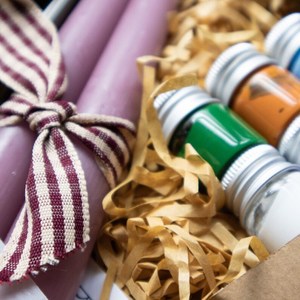 Kit de Pintura para Velas, Set de Manualidades con Velas, Idea de Regalo Creativa, Relajante y Consciente, con Materiales Ecológicos - Product Image 4