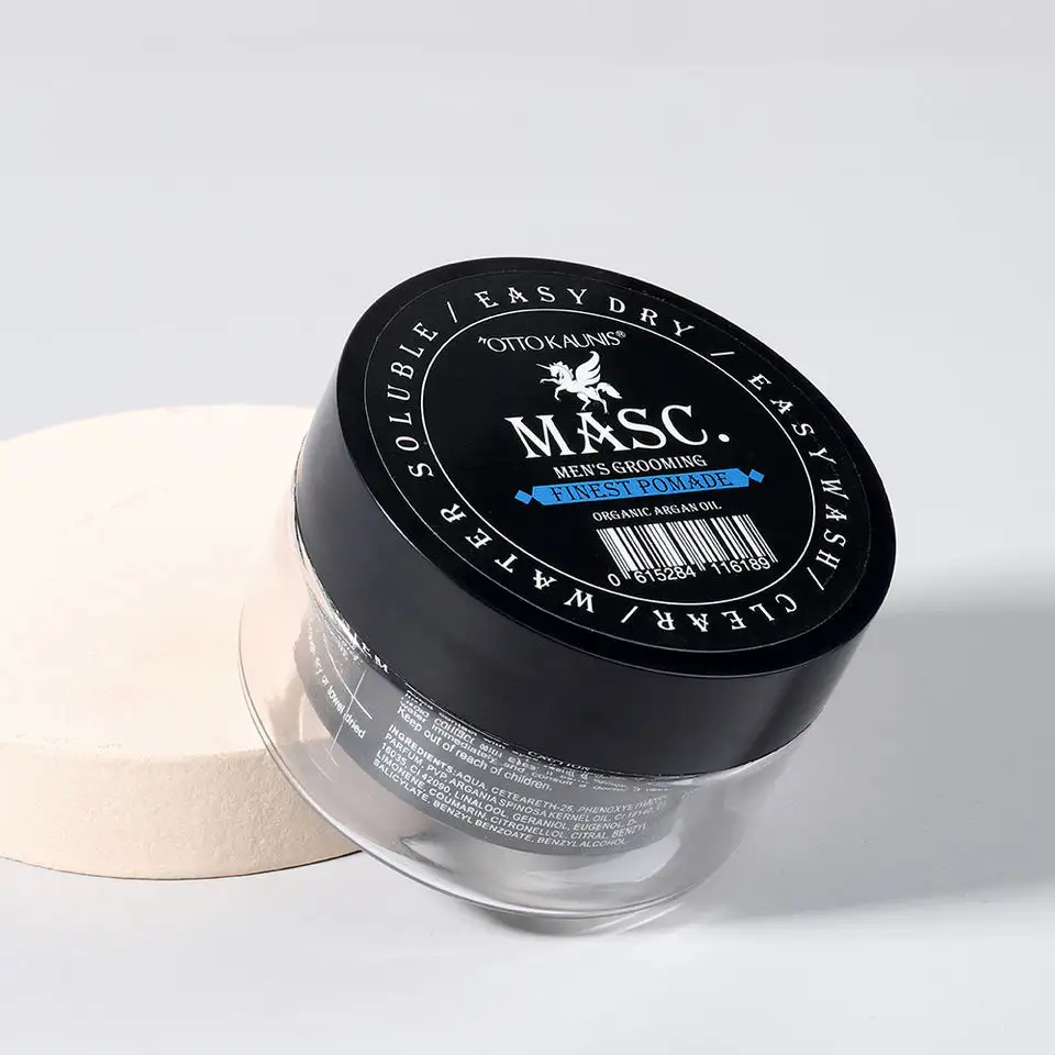 Wholesale Custom Label High Shine Edge Control Finest Pomade Hair Styling Wax Gel