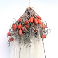 Filets de pêche en nylon de type finlandais faits à la main, filets de pêche monofilament
