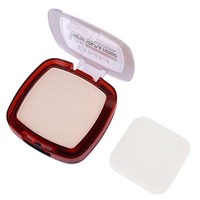 Poudre de fond de teint compacte à label privé, contrôle du sébum, longue tenue, imperméable, couvrance totale, maquillage compact