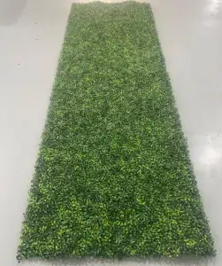 Artificial Plant Wall Green 100*300cm Anti-uv Artificial Boxwood Roll Grass Panel Synthetic Mats Green Plant Covering Wall For Indoor Outdoor