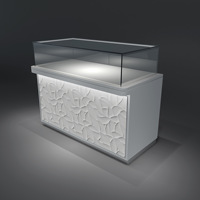 Armoire à bijoux moderne et personnalisée avec miroir LED, vitrine à bijoux en verre sur mesure avec éclairage LED pour armoire à bijoux