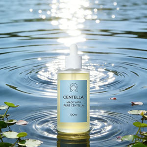 Sérum à la Centella Asiatica en gros, marque privée, naturel, réparateur, apaisant, anti-acné, pour peaux sensibles - Product Image 1