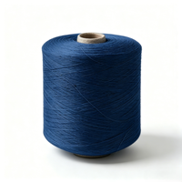 %100 Polyester Yüksek Sıcaklığa Dayanıklı Merserize Spun Boyalı Dikiş İpliği Yüksek Mukavemetli Nakış Tığ İşi El Örgüsü İçin