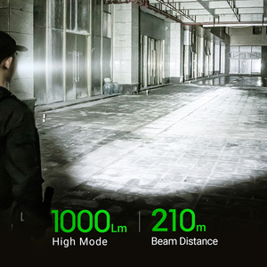 TA20 택티컬 플래시라이트 1000루멘 충전식 알루미늄 합금 비상등 IP68 소형 전기충격기 겸용 호신용 손전등 - Product Image 2