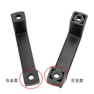 Poignée carrée en alliage d'aluminium noir Juwoya pour boîte à outils, poignée de porte de placard industrielle à montage en surface 003 - Product Image 5