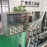 Nouvelle arrivée : Ligne de production de machines de remplissage et de bouchage automatiques de bouteilles d'eau à six têtes personnalisées