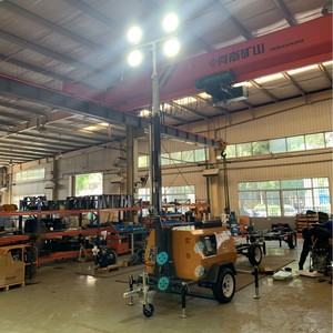 Hydraulic Automatic <b>Led</b> <b>Light</b> Tower 9m Rechargeable Battery Portable Working <b>Light</b> For Construction Site Emergency Illumination - Product Image 1