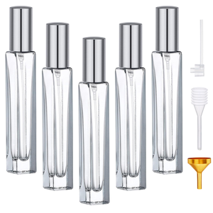 10ml Thick Round Pressurized Pump Sprayer Perfume Glass Bottles Hot Stamping Decal Screen Printing Spray Atomizer <b>Reed</b> <b>Diffuser</b> - Product Image 1
