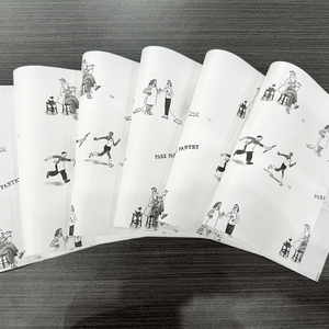 Directo de la entidad de la fábrica, papel revestido blanco personalizado, tejido elegante de arte Kraft para producción, embalaje, impresión de corte longitudinal incluida - Product Image 3