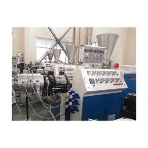 PLASTIC MACHINERY PLASTIC EXTRUDERS CONICAL TWIN-SCREW EXTRUDER MAKINGAll kinds of thermoplastics