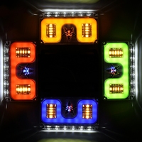 Feux latéraux de camion 24V LED, feux de signalisation de remorque, clignotants, feux de gabarit, feux de bordure de route