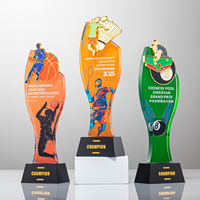 Prix de gros Médailles et trophées Base noire Plaque Premium Chess and Card Games Plaque Awards
